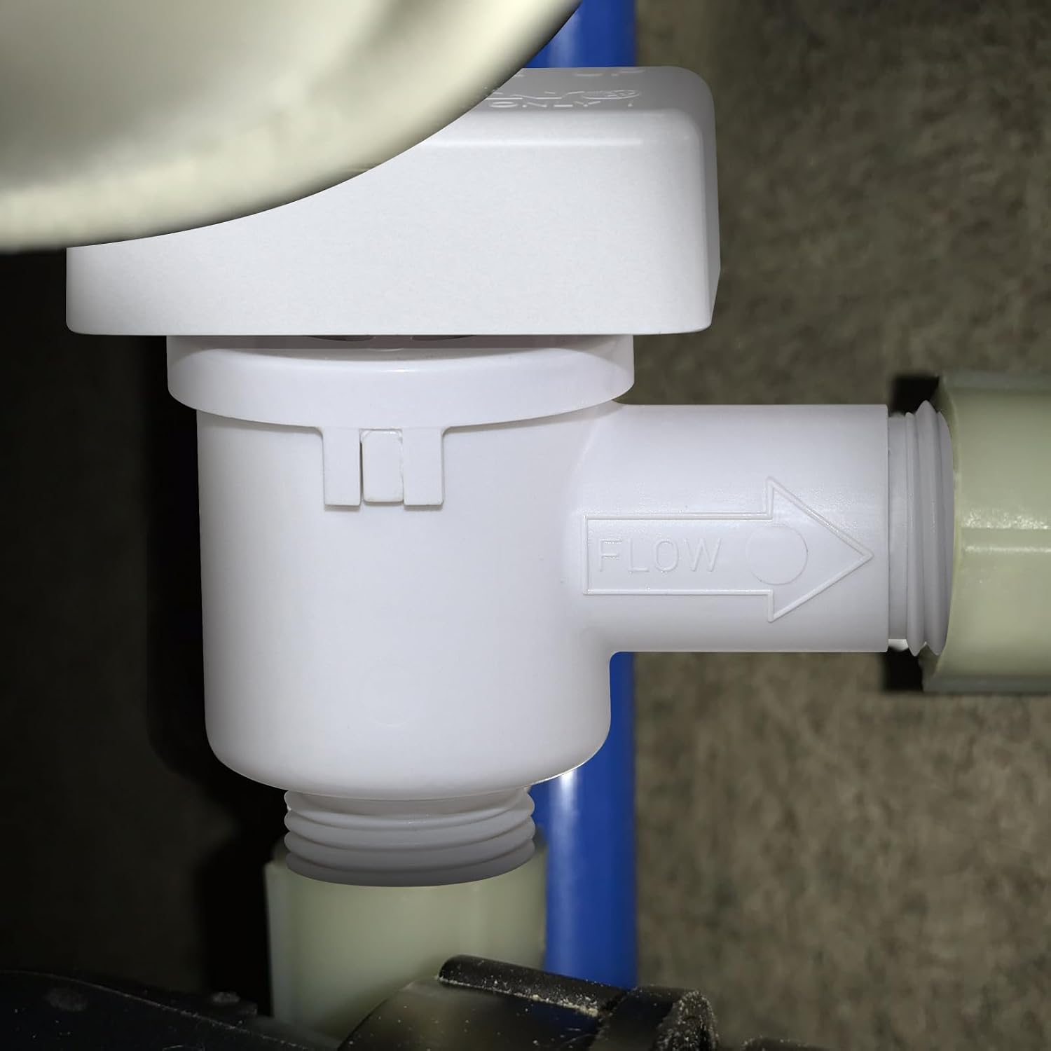 RV Vacuum Breaker Check Valve,Camper RV Backflow Preventer Black Tank Flush Check Valve 571-VAC-CHK-A,Replace Leak Vacuum Breaker on Black Tank System Loud Noise & Wet Floor,Improve Freshwater