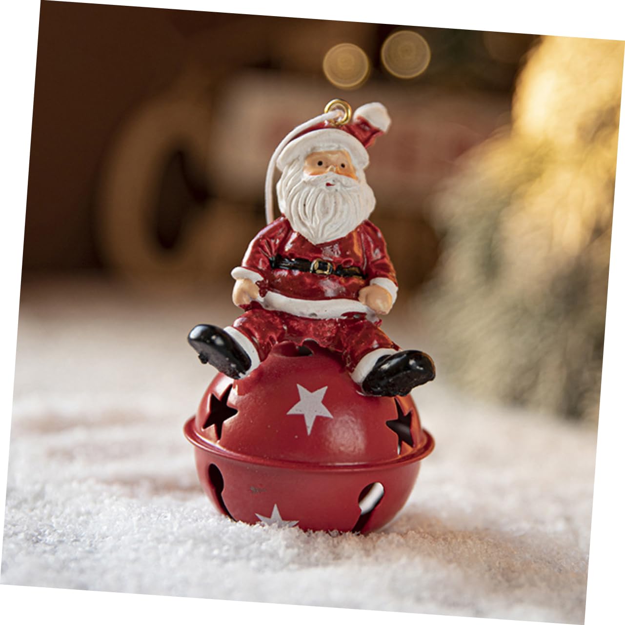 ibasenice 5piezas Adorno Navideño Colgante De Campana con Santa Claus Decoración De Árbol De Navidad y Fiesta Accesorio para Celebraciones
