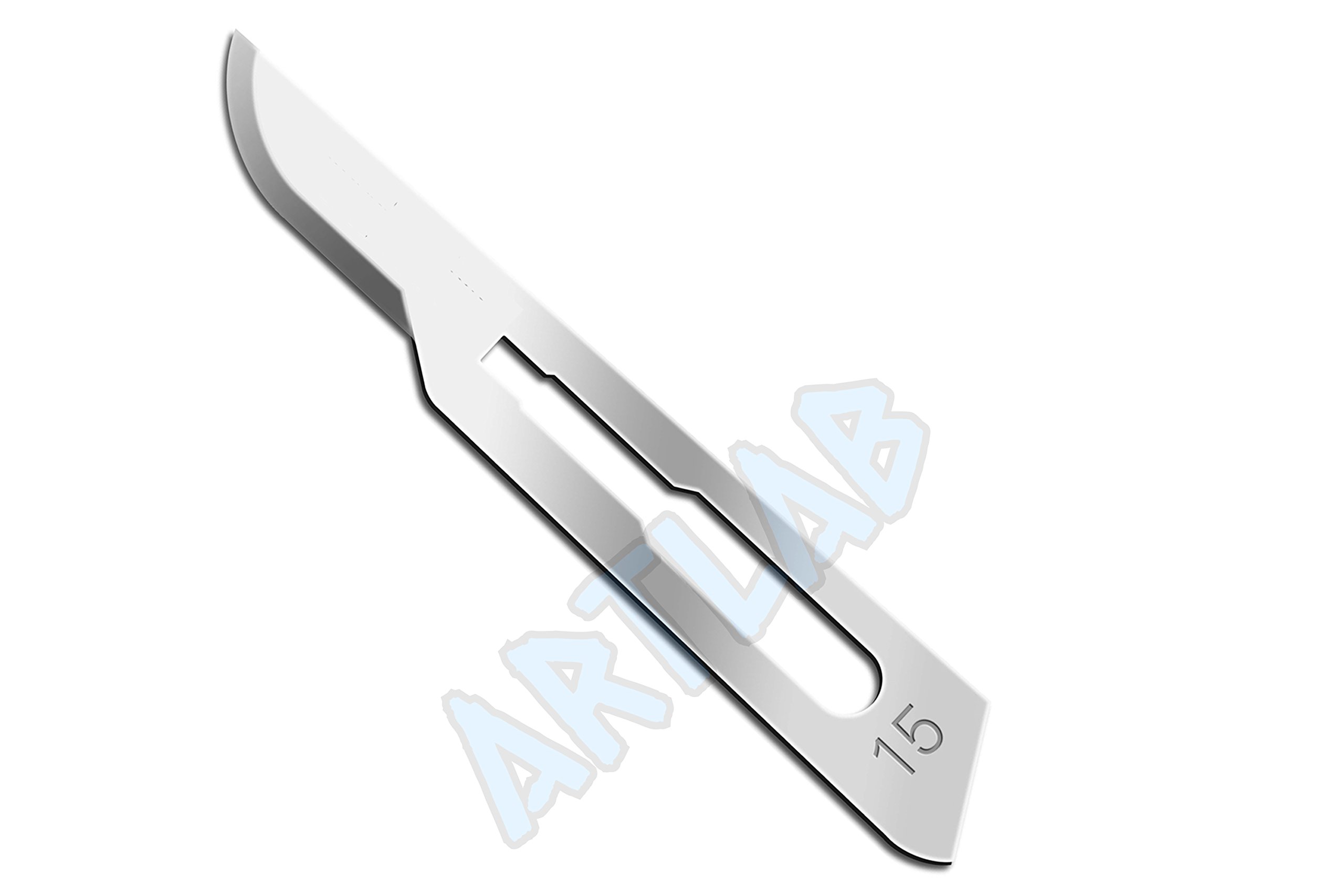 100 Scalpel Blades #15 + #15C 50/50 + Scalpel Handle #3 Suitable for DERMAPLANING (CYNAMED)