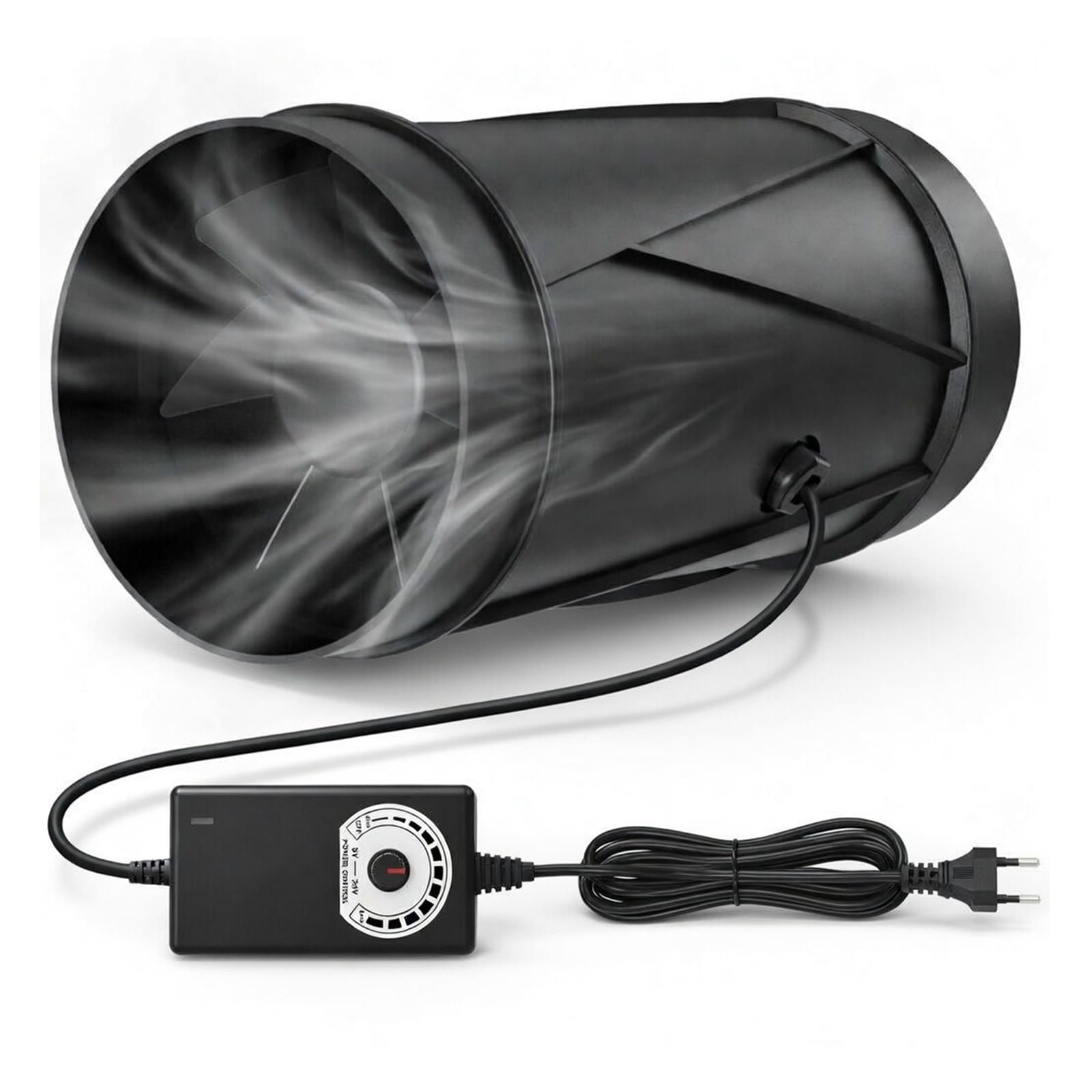 Extracteur D’air 150 mm, Ventilateur De Conduit 587 m³/h Avec Variateur De Vitesse 22W Économie D’énergie 3000 RPM Silencieux Ventilateur En Ligne Pour Tente De Culture Sous-sol Cuisine Salle