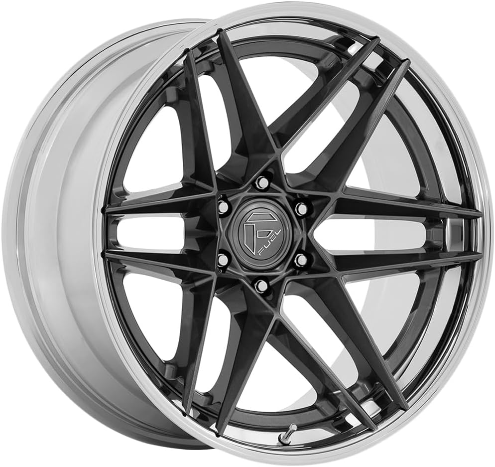 FUEL OFF-ROAD FLIGHT 20X9 6X5.55.04 V5033mm CHROME W/GLOSS BLACK LIP - FC408PB20906801