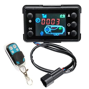 LCD Monitor Thermostat Diesel Heater Controller with Remote for 12V/24V 2kw/5kw/8kw Diesel Air Parking Heating Devic Remote