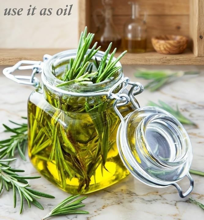 Rosemary Dried Leaf - 100 gm | Dried Rosemary Leaves for Hair, Food & Tea (100% Natural)