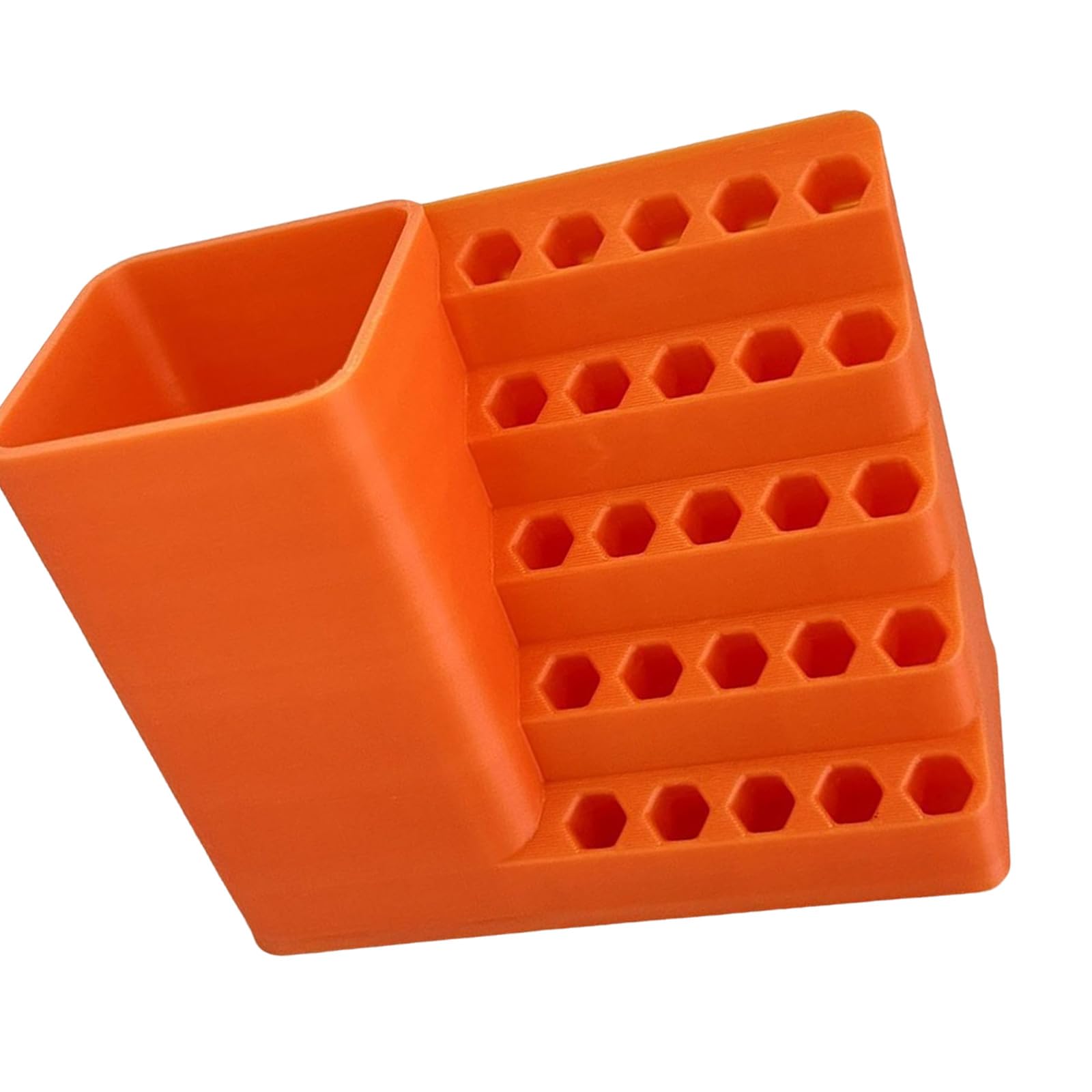 Buxuaaaa Screwdriver Bit Holder Toolboxes 20/25 / 50/100 Hole Option Organizers Drill Bit Holder for Garage Workshop Drill Bits Storage