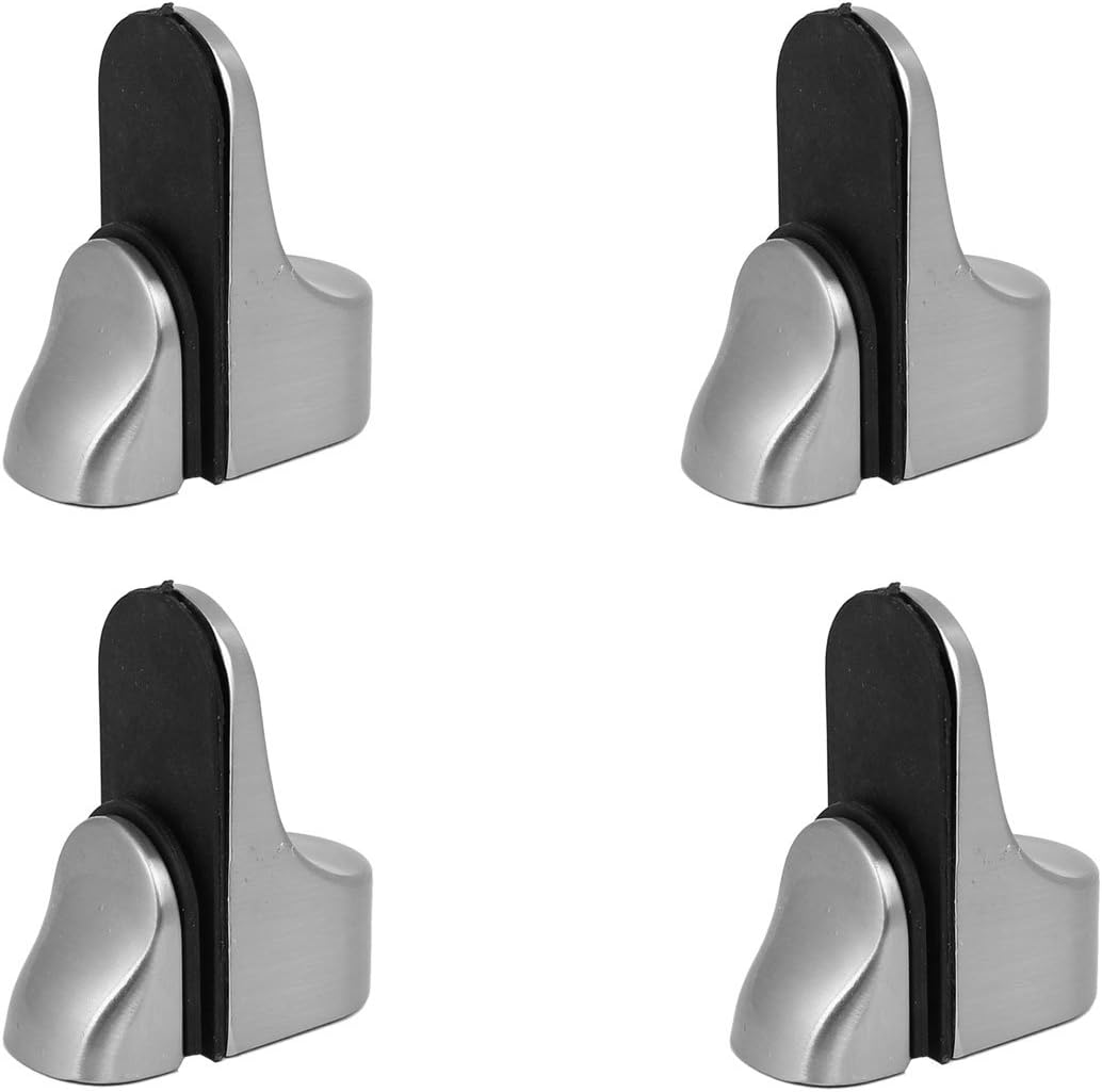 Aexit Zinc Alloy Fall Protection Adjustable Shelf Clips Clamps Brackets 4pcs for 5mm-20mm Safety Clips Thick Glass