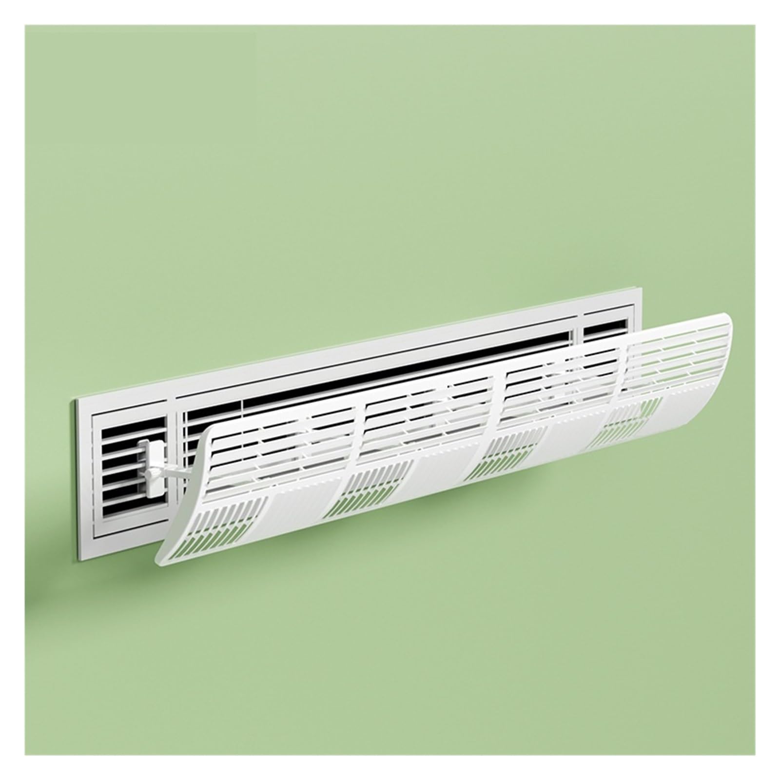 JUSKAQZYI Air Conditioner Deflector for Wall-Mounted Units Adjustable Air Conditioner Wind Deflector