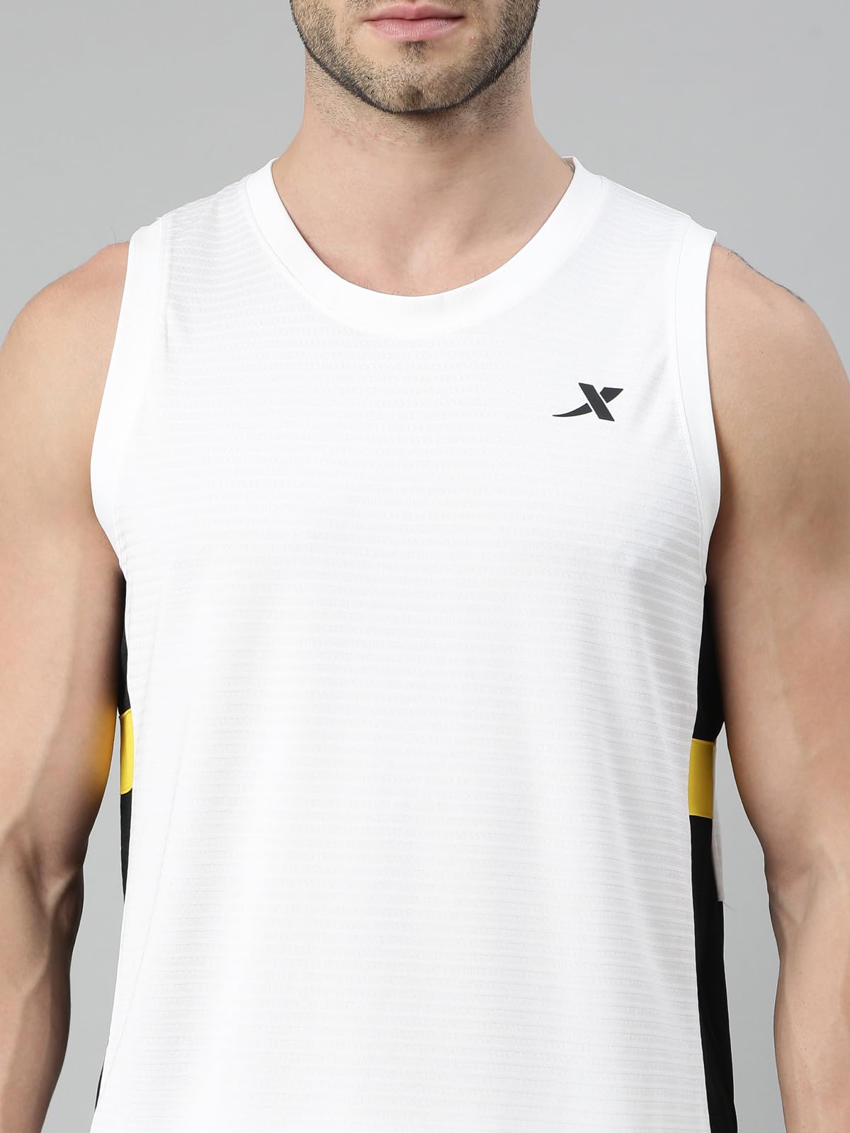 XTEP Pearl White,Black Basketball Short-sleeveT-Shirt Size_XL 4