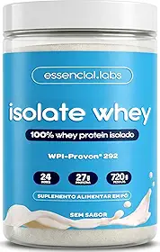 100% WHEY ISOLADO - Sem Sabor - Matéria-Prima Importada GLANBIA (A Melhor Proteína do Mundo) Provon® 292-24 Doses