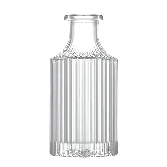 250ml/8オンス 空のクリアガラスディフューザーボトル アロマセラピー容器 エッセンシャルオイルフレグランスアクセサリー DIY交換用ディフューザースティック ホームウェディングパーティー用