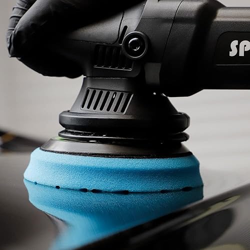 Miniatura 7 de Almohadillas de pulido, 5 almohadillas pulidoras orbitales de 6 pulgadas y 5.906 in y 1 almohadilla de pulido de microfibra, almohadilla de pulido