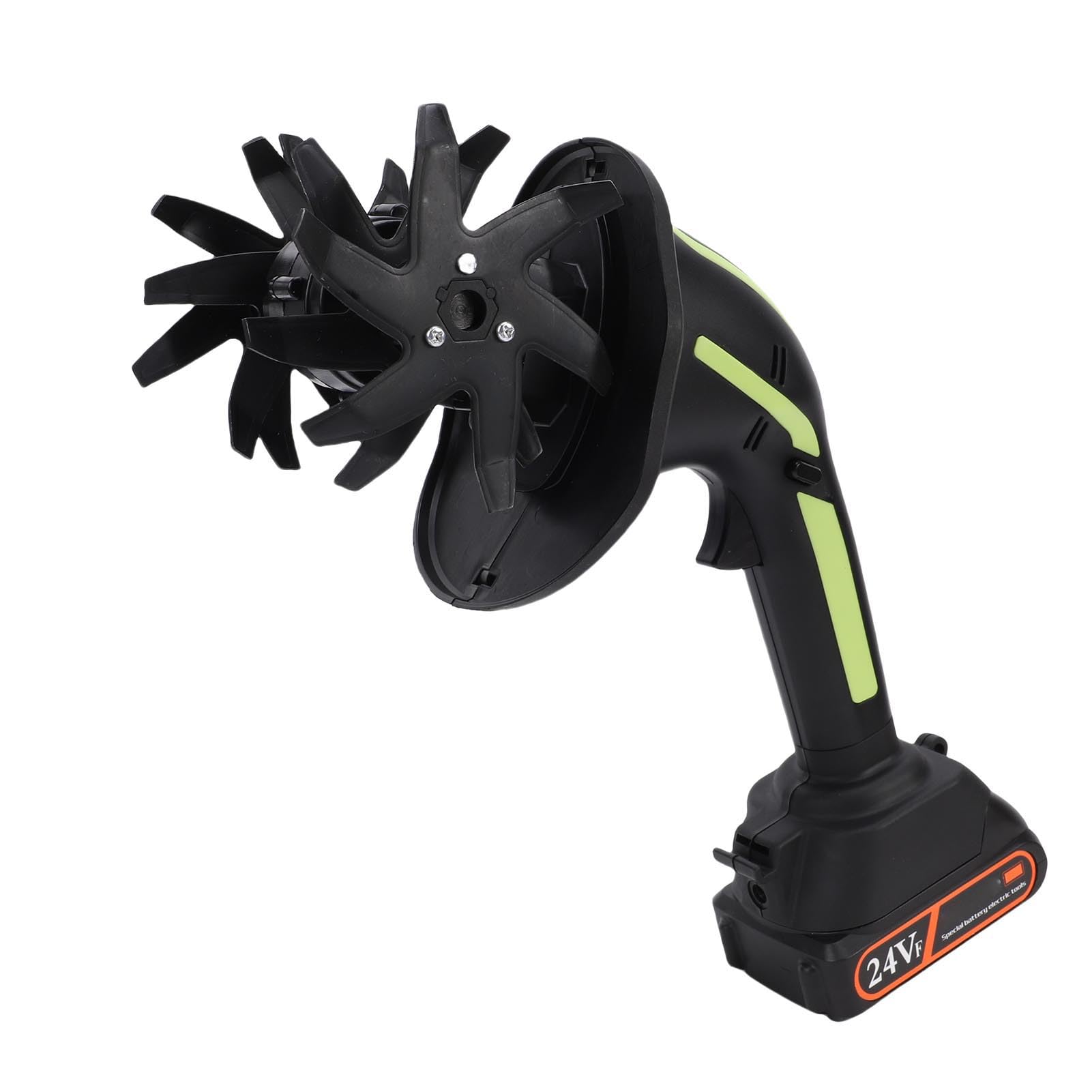 Fdit Motozappa a Batteria, Coltivatore Senza Fili, con 2 Batterie e | Lame in ABS e Acciaio Al Manganese 65, 235 Giri/Min, Ideali per Prato e Orto, 60 Min