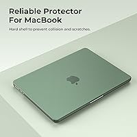 Vista 9 de EooCoo Funda compatible con MacBook Air de 15 pulgadas M5 2026 2025-2023 Release M4 M3 M2 modelo A3448 A3241 A3114 A2941, carcasa rígida de negro