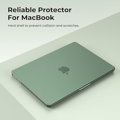 Miniatura 9 de EooCoo Funda compatible con MacBook Air de 15 pulgadas M5 2026 2025-2023 Release M4 M3 M2 modelo A3448 A3241 A3114 A2941, carcasa rígida de negro