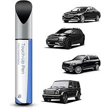 197/9197 Obsidian Black Metallic Touch Up Paint Compatible with Mercedes-Benz Exact MatchChips and Nicks Touch Up