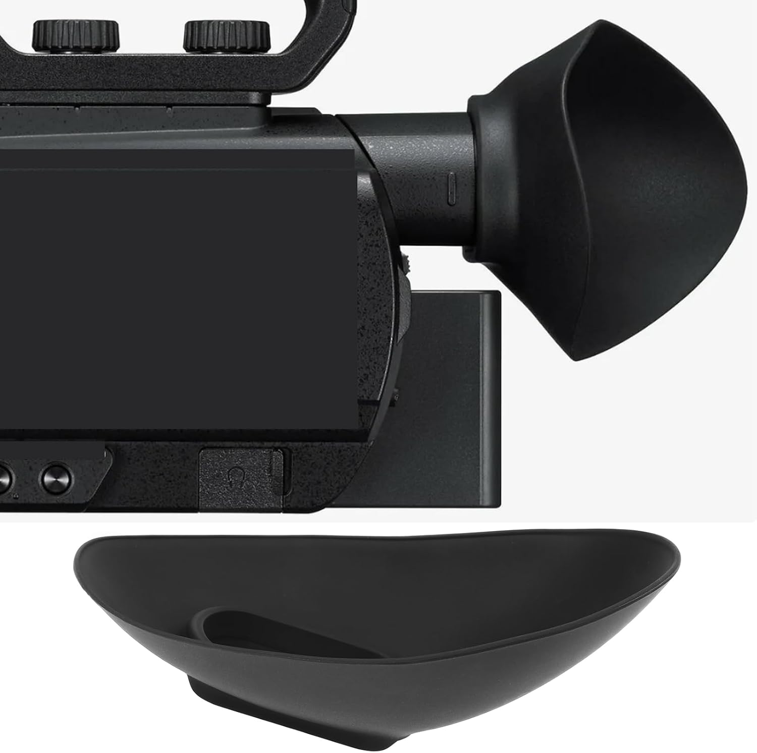 Camera Viewfinder Eyepiece Rubber Eye Mask Compatible with Sony HXR-NX100 NX200 CX900 AX100 AX700