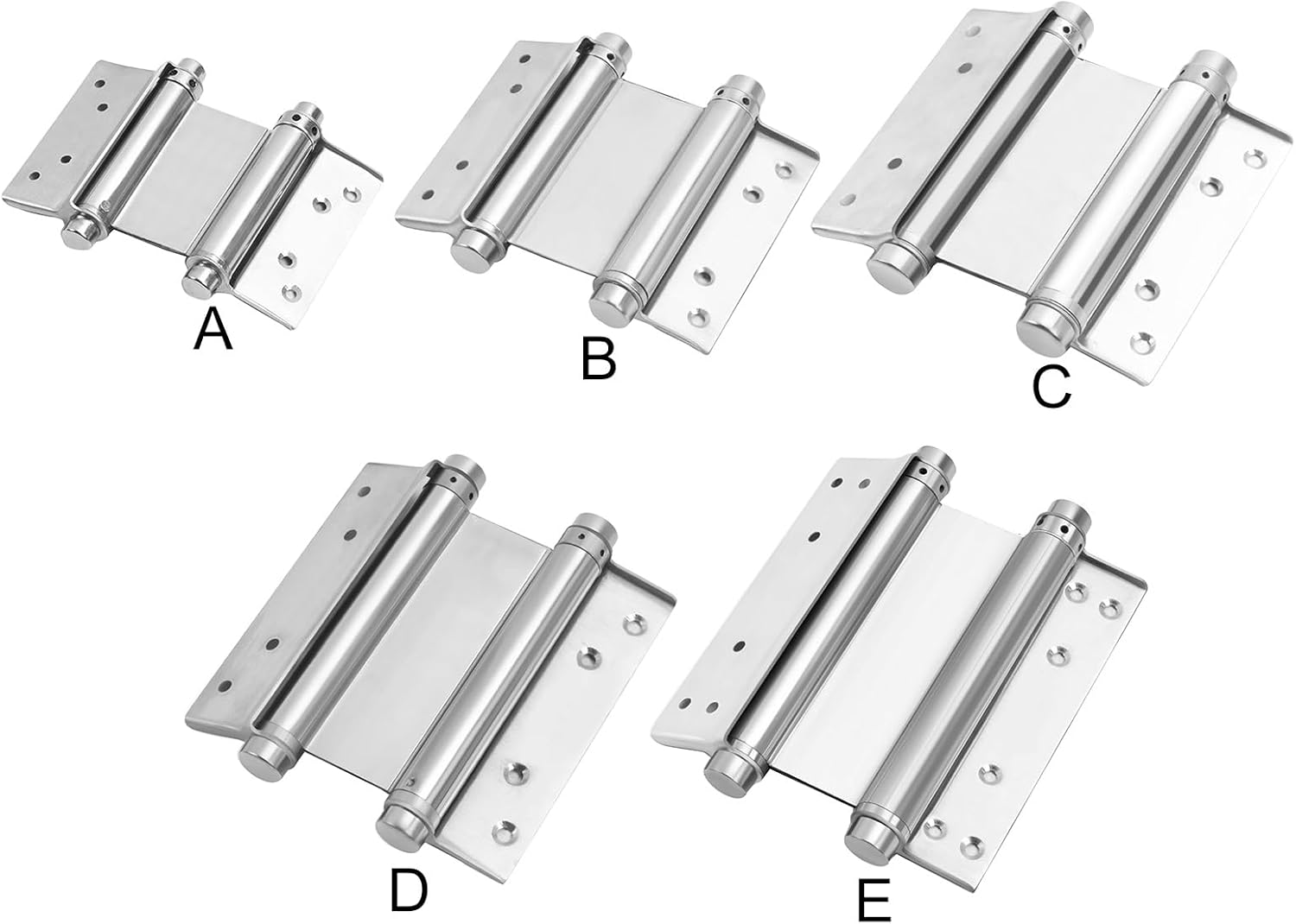 Sturdy Stainless Steel Double Spring Hinges Ensures Quiet and Opening Designs for Indoor and Outdoor Applications Smooth Opening Door Hinges
