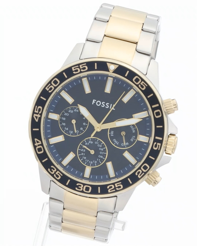 Amazon.co.jp: Fossil メンズ BANNON マルチファンクション ツートーン