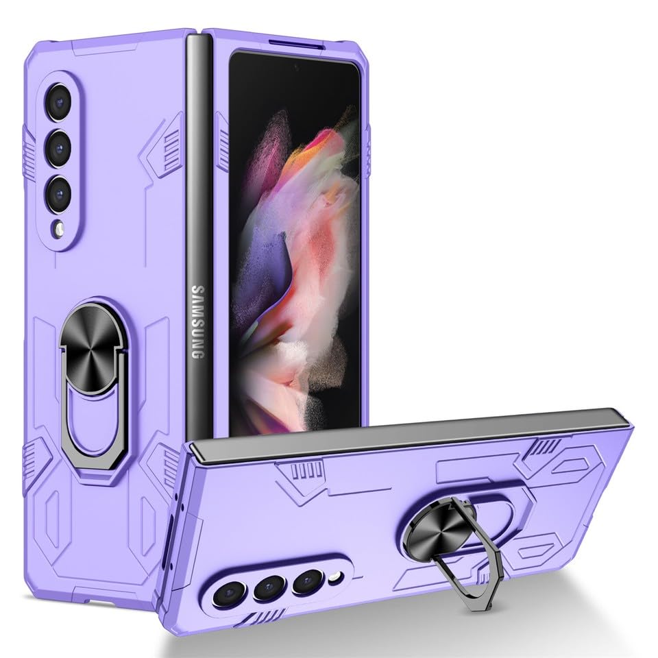Coque Samsung Galaxy Z Fold 5 violette anti rayure protection écran charnière