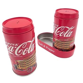Amazon｜The Tin Box Company コカ・コーラ 塩コショウセット