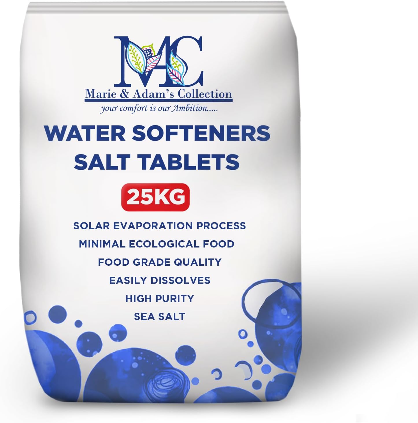 25 Kg Salt Tablets Water Softener Food Grade Compatible to All