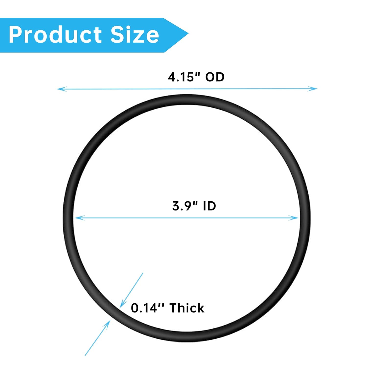 151120 / W34-OR O-Ring Replacement Compatible with Water Filter Housing, Replaces OEM 152030, WFAO150, EV3112-40 (6 Pack)