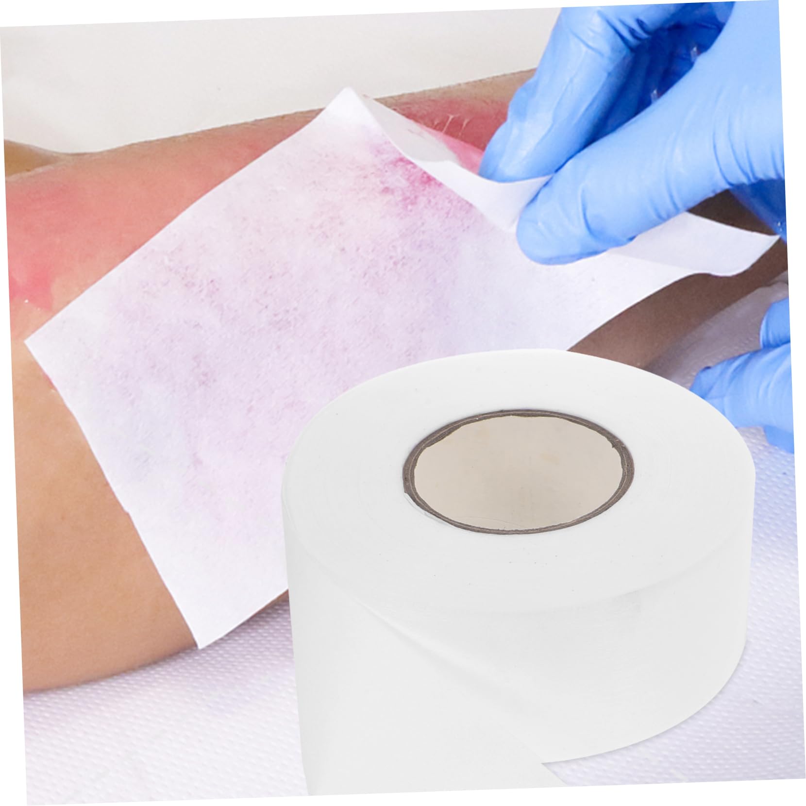 4rollos Tiras De Cera Para Depilación Facial y De Cinta De Cera Para Eliminar Herramienta De Para Manicura y Cuidado Personal