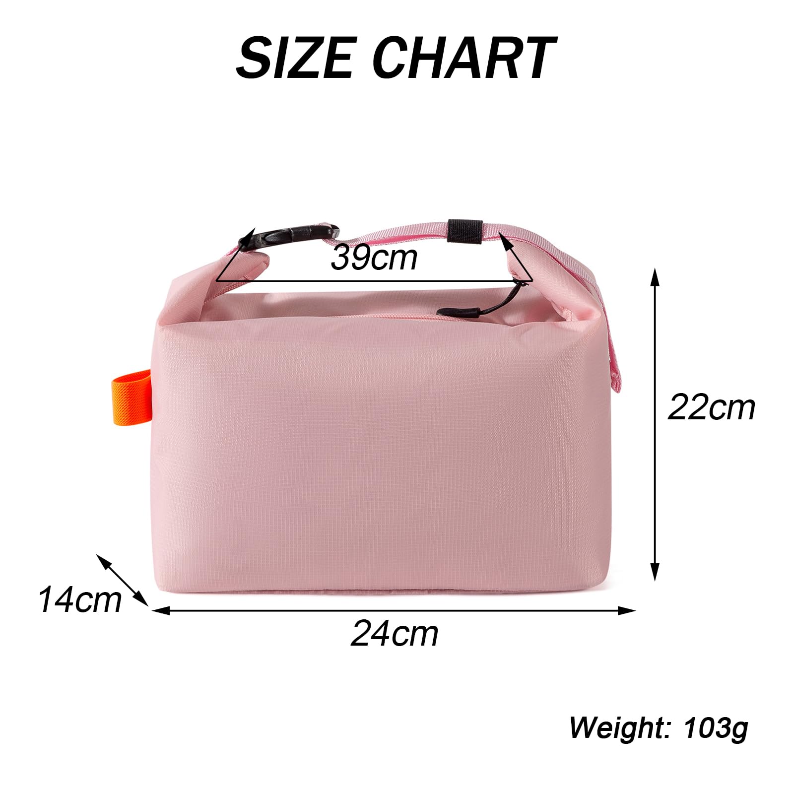 MLPKOI Bolsas Termica Porta Alimentos Pequeña, Bolsa Comida Trabajo para Hombres y Mujeres, Fiambreras comida trabajo, Lunch Bag para Picnic, Bolsa Nevera Pequeña, Trabajo, Escuela, Oficina — view 2