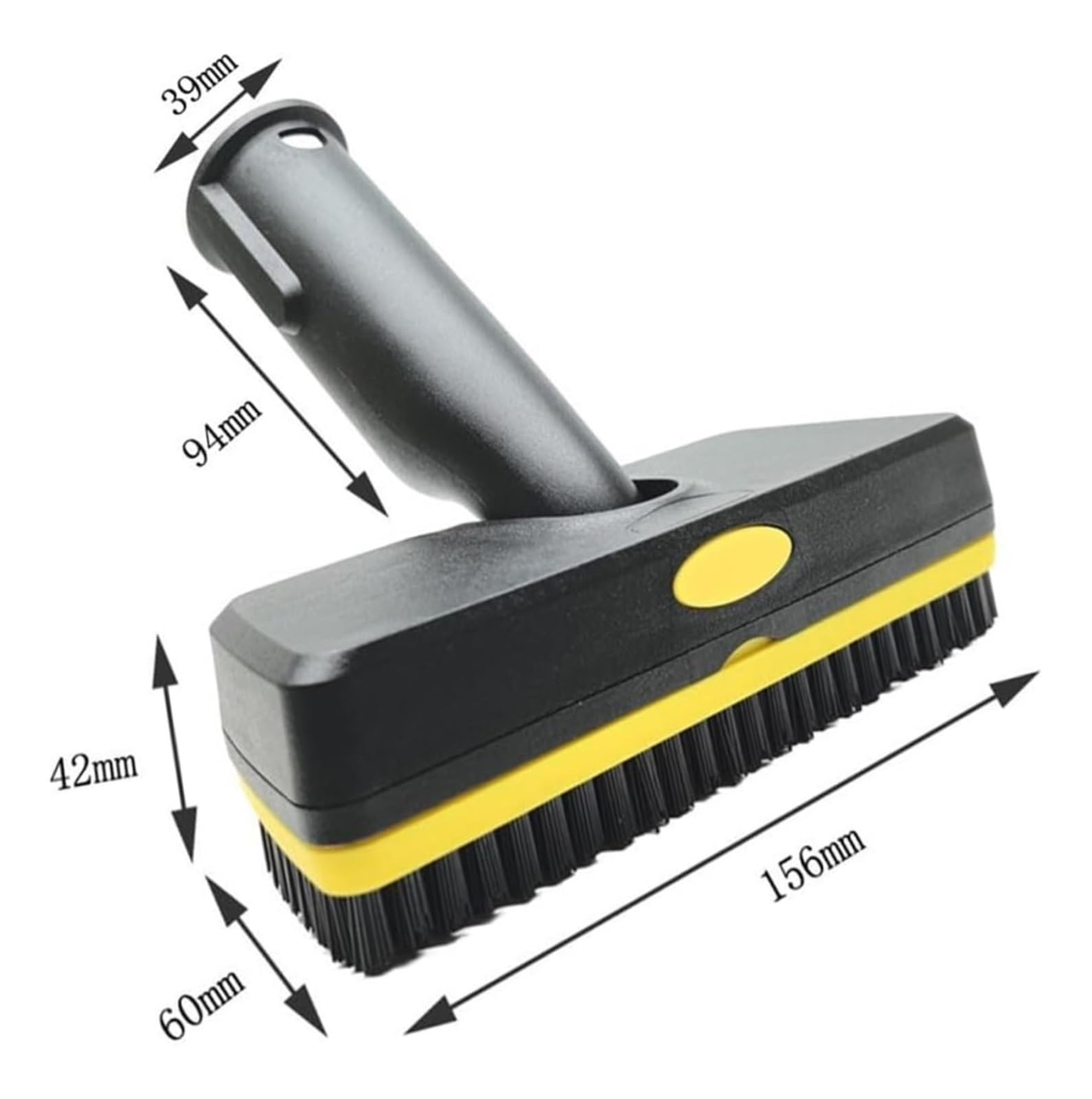 For SC1 SC2 SC3 SC4 SC5 CTK1020 Dampfreiniger Handbürste Abnehmbarer Ersatz-Reinigungskopf mit Nylonborsten Moppzubehör(Transparent+Replacement brush)