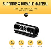 Vista 4 de BOEN 1/2" unidad de enchufe de impacto profundo, enchufe de impacto premium, enchufe de 24 mm, métrico, 6 puntas, acero Cr-V con marcaje láser