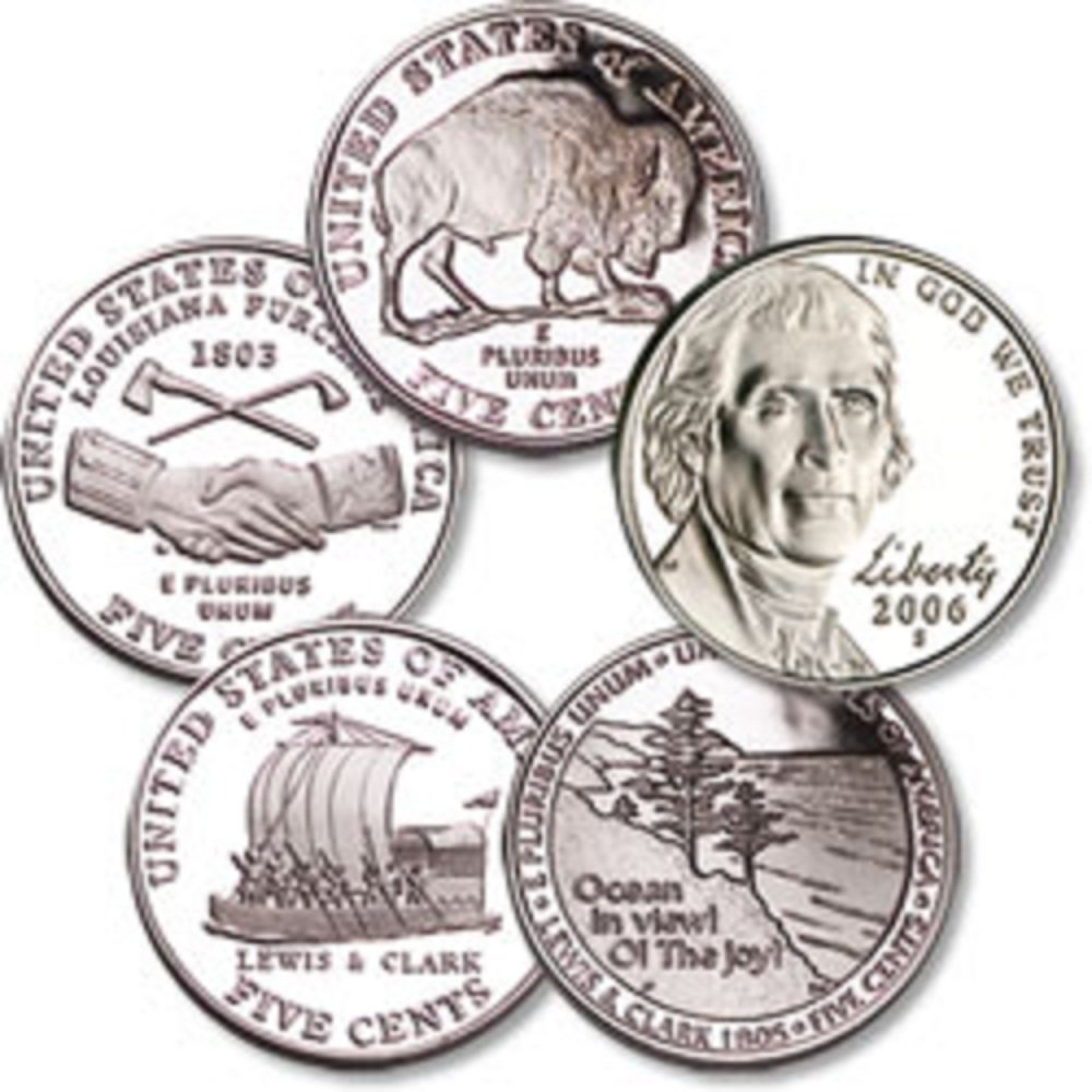 1 P, D Complete 8-coin Set! 2004 & 2005 Westward Journey