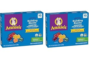 Annie's Organic Building Blocks Fruit Flavored Snacks: Wholesome Goodness for Growing Kids
