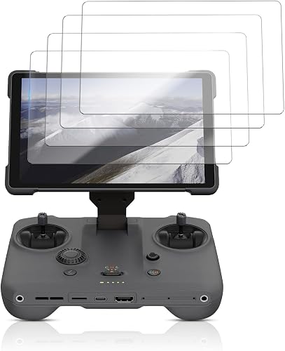 YAJOJO 4-Pack Screen Protector for DJI RC Pro 2,9H Hardness Tempered Glass for f