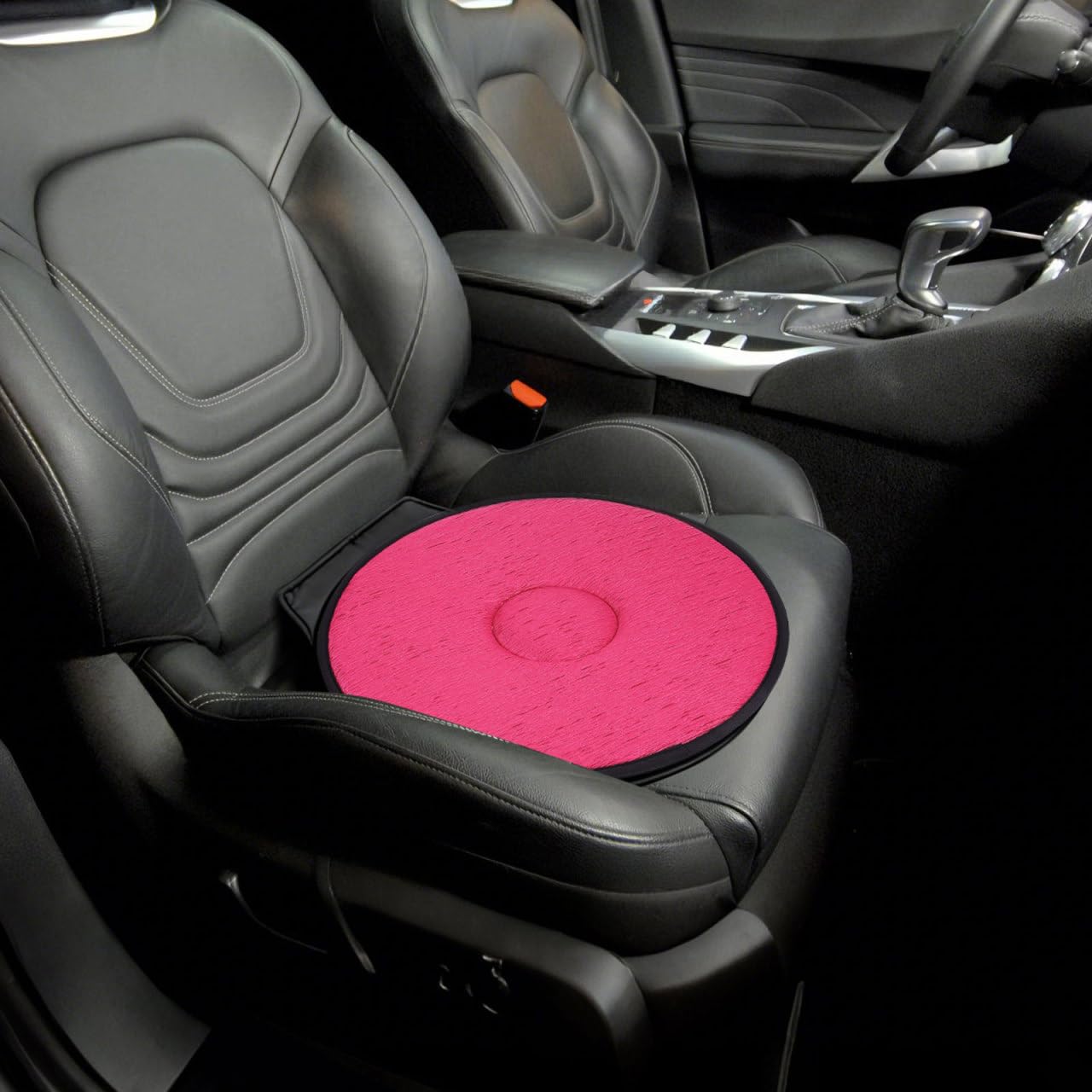 Cabilock Cuscino girevole a 360° per auto e casa, cuscinetto girevole antiscivolo per un facile accesso, leggero aiuto per la mobilità di anziani e mobilità limitata, tessuto morbido, misura