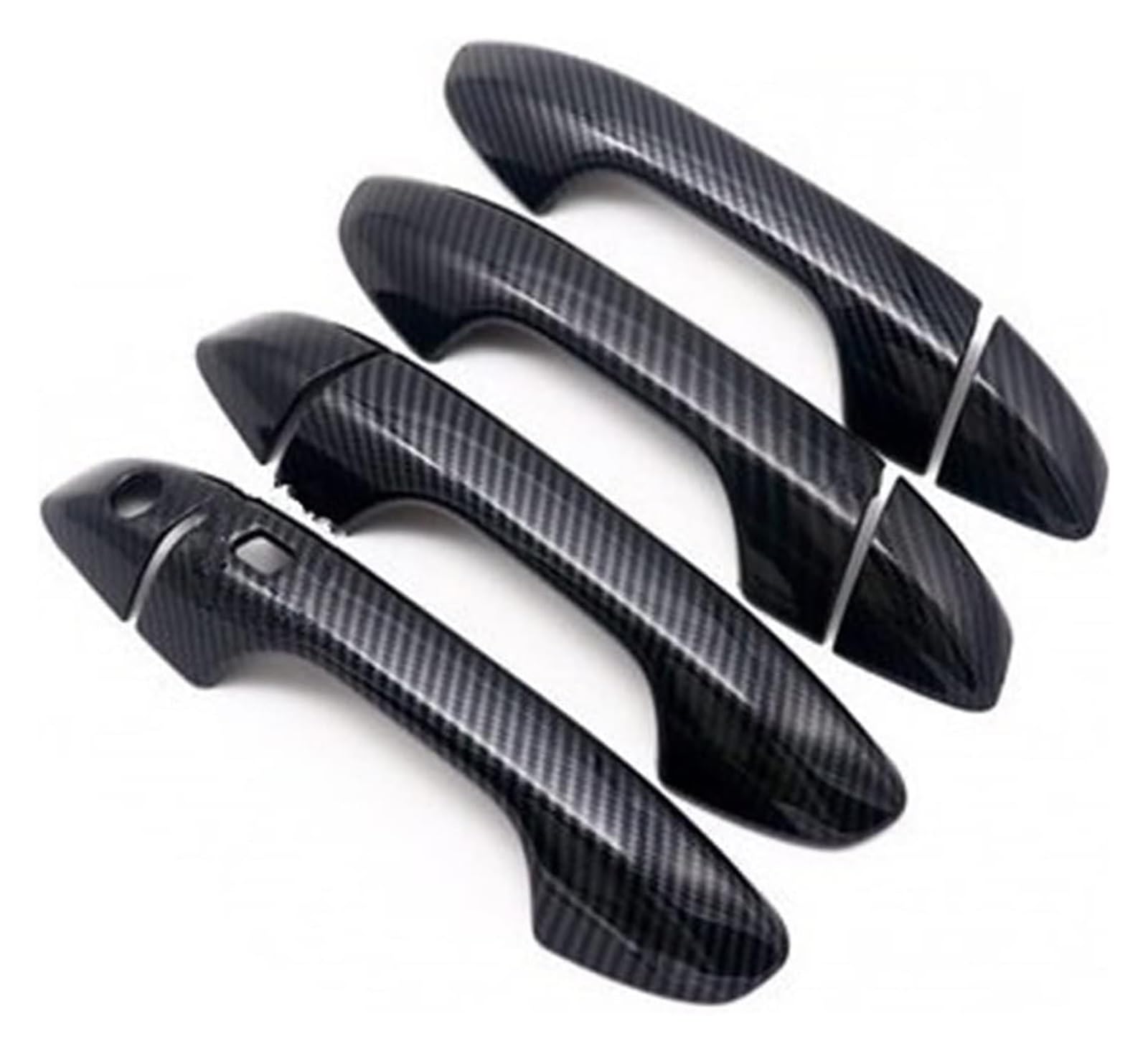 Qwqthgs 4 Car Exterior Door Handle Cap For Kia For Sportage R 2018 2019 Abs Door Handle Bowl Cover Anti-Scratch Protection Decoration(4)