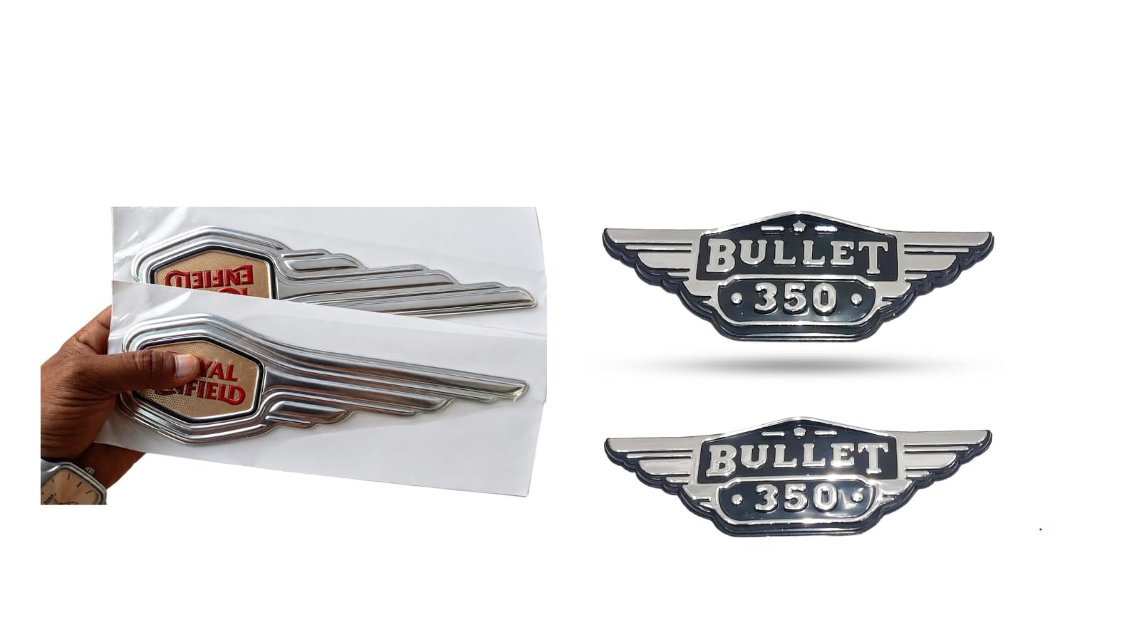 stendart350 Petrol Tank Side Wing Logo & Toolbox Side Monogram