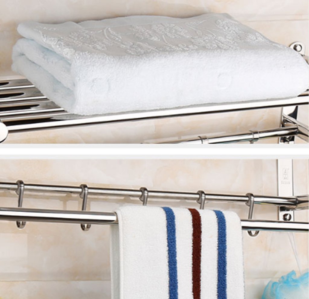 Toallero de múltiples funciones de Acero inoxidable estante del baño Barra de toalla toallero accesorios Titular de la toalla Towel Rack Towel Shelf Towel Holder