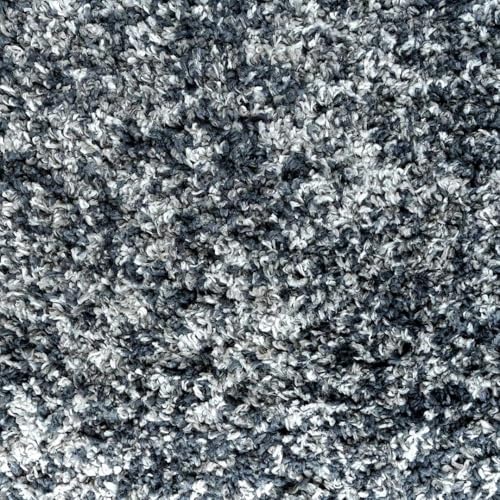 Image of inch2x5 Ft Shaggy Runner Rug - Soft Geometric Carpet for Hallway, Bedroom & Entryway Non-Slip Modern Triangles Design in Mustard Grey Beige (SHAGGY-26, 2X5 FEET)