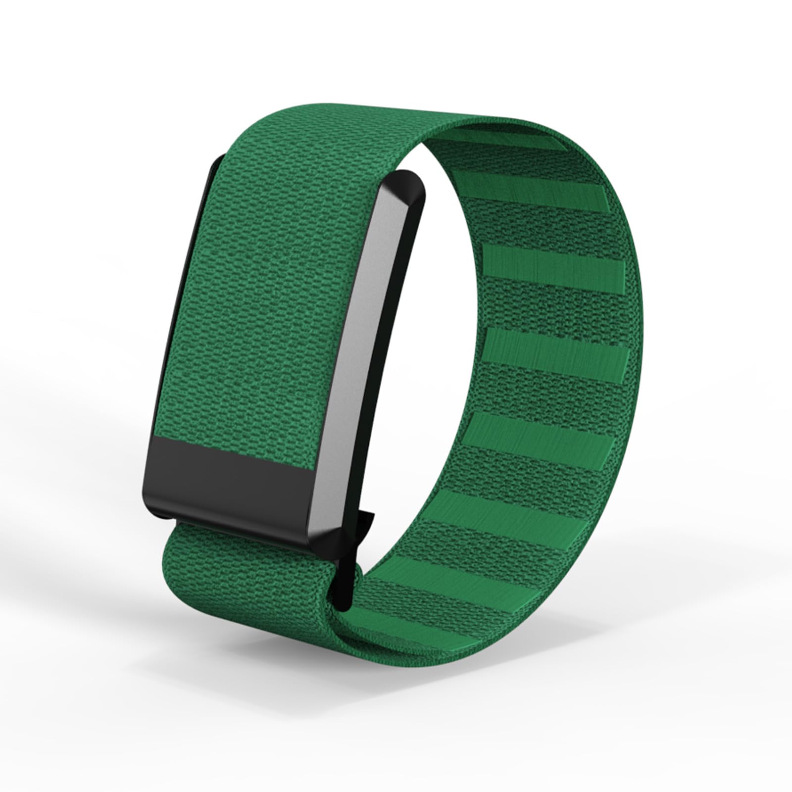 Fitcent Sport Elastic Wristband/Bicep Band SuperKnit Strap Compatible for Whoop 4.0 Whoop 3.0 Fitness Tracker Accessory with U Shape (Dark green, 25cm)