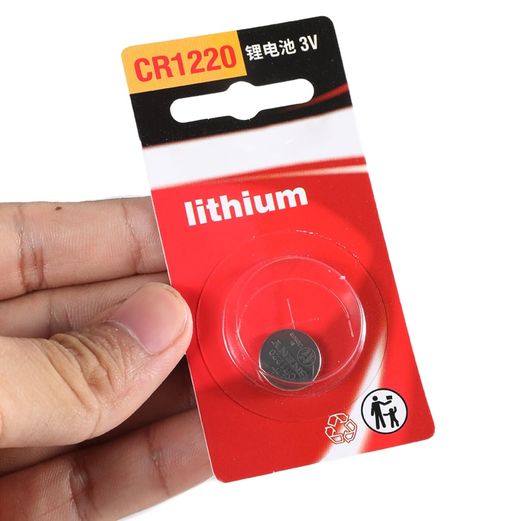 Cella a bottone lunga 3Volt al litio CR1220 per piccoli gadget