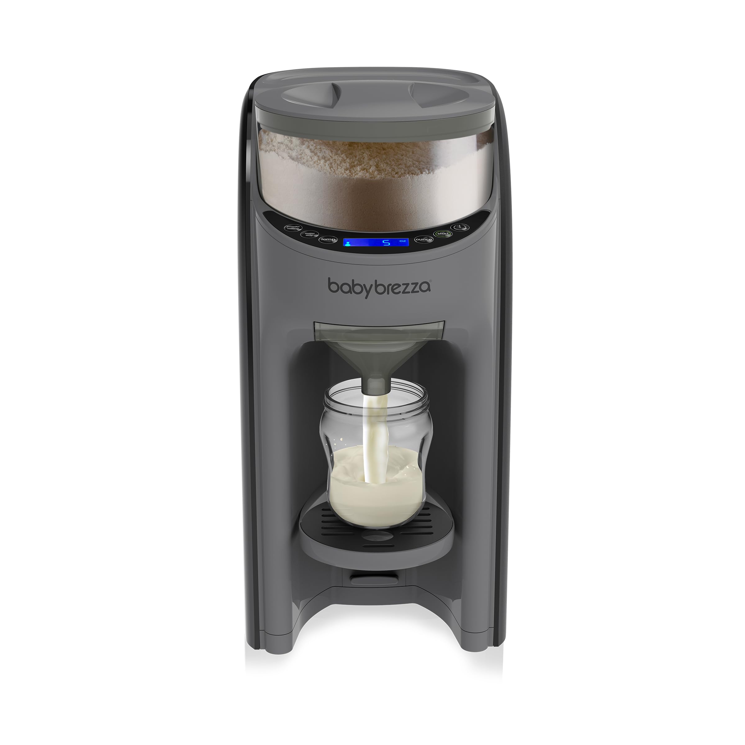 Photo 1 of Baby Brezza Formula Pro Advanced Formula Dispenser Machine - Automatically Mix a Warm Formula Bottle Instantly - Easily Make Bottle with Automatic Powder Blending, Charcoal