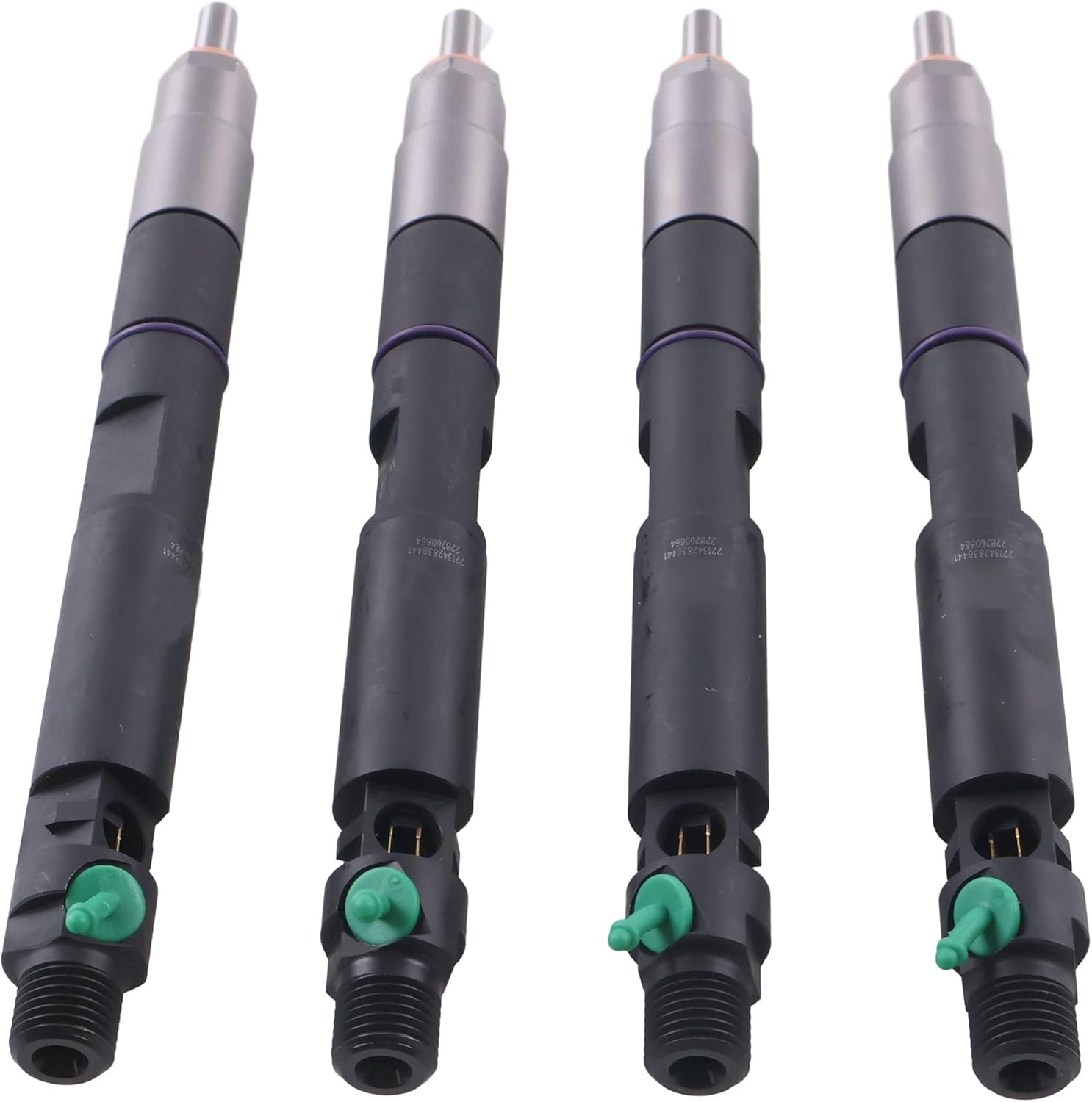 4PCS Fuel Injectors 28229876 32006827 32006862 32006948 28379457 28292089 HRD382 Compatible With JCB Engine ECOMAX 444 TCAE-93 Telescopic Handler 4.4D 93KW 2001-2012