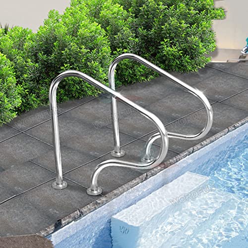 Barandilla para piscina de acero inoxidable 80x80 cm miniatura 2