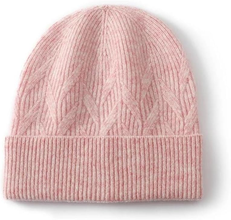 Solid Wool Hat for Women Knitted Warm Beanie Short All-Match Men's Hat Unisex