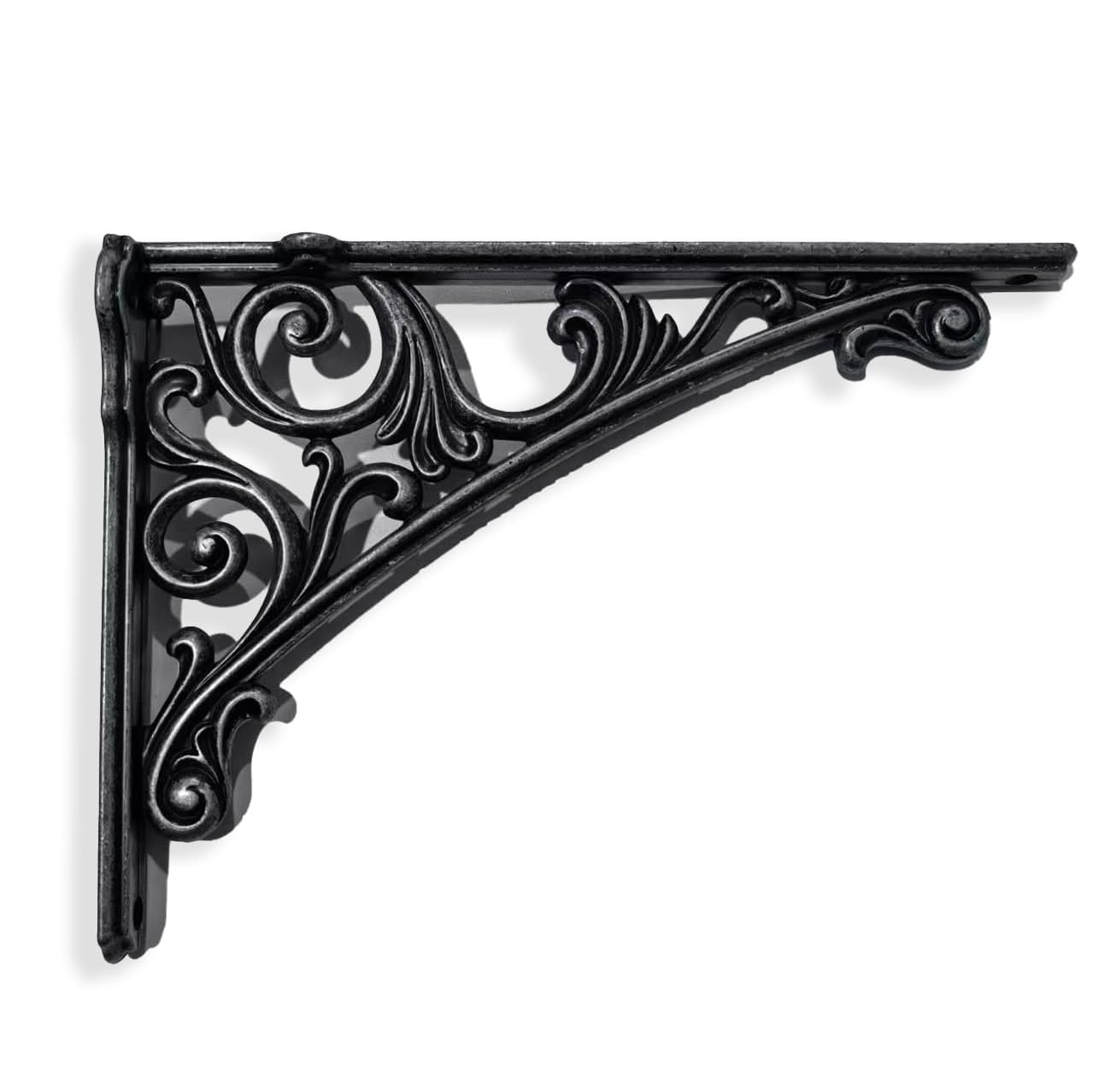 KHTUMEWARE-BFS Antique Iron Shelf Brackets 2-Pack in Antique Iron — KHTUMEWARE