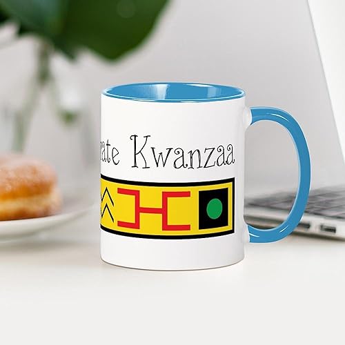 Vista 47 de CafePress Kwanzaa Principles - Taza de café de cerámica, taza de té, 11 onzas