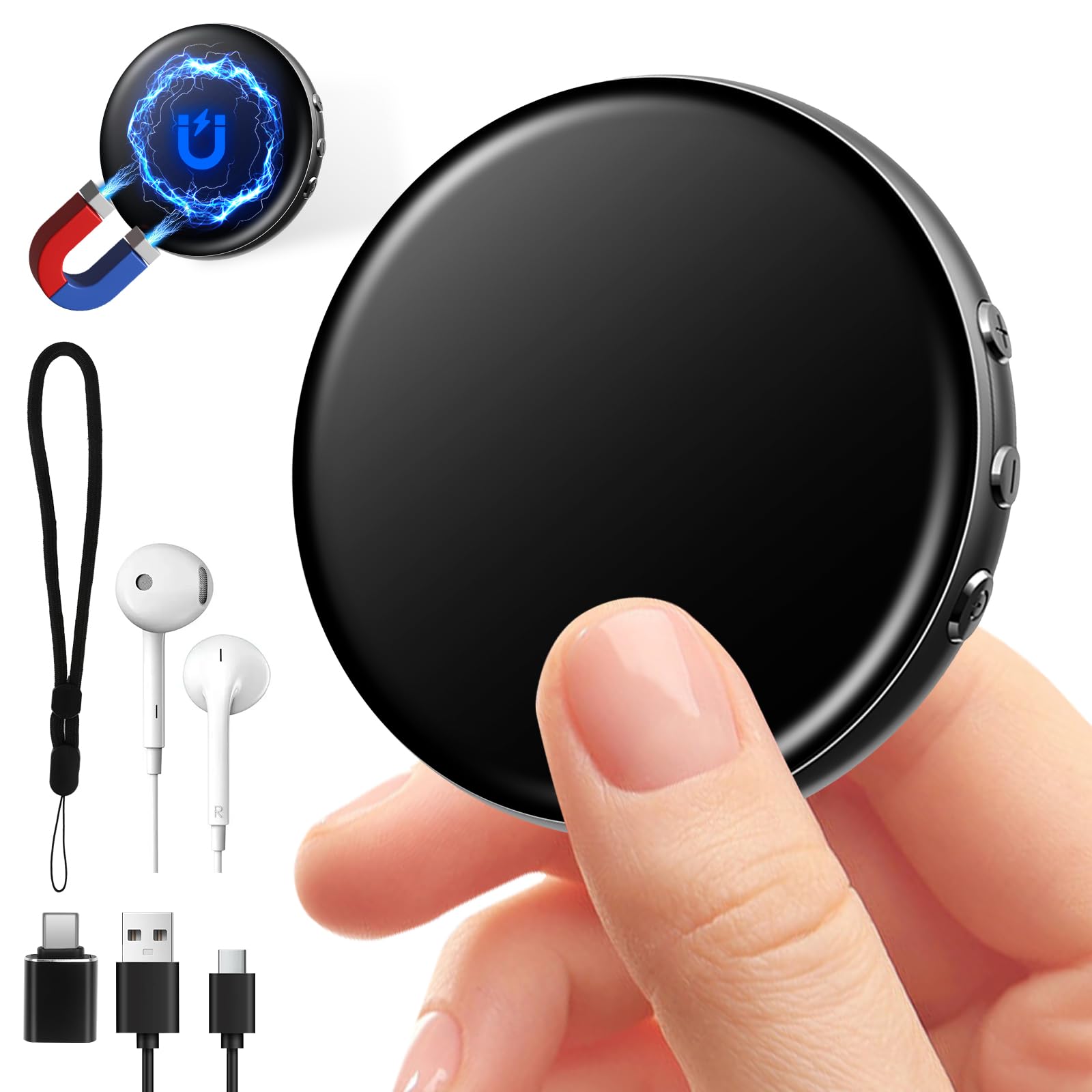 Registratore Vocale MECHEN 64GB - Attivazione Vocale, Cancellazione Rumore, USB-C Per Lezioni E Riunioni - Foto 6