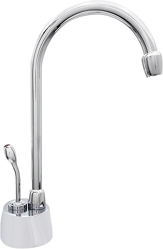 Vista 17 de Westbrass D271-NL-07 Velosah Grifo dispensador de agua caliente de 9 pulgadas con 1 manija (el tanque se vende por separado), níquel satinado