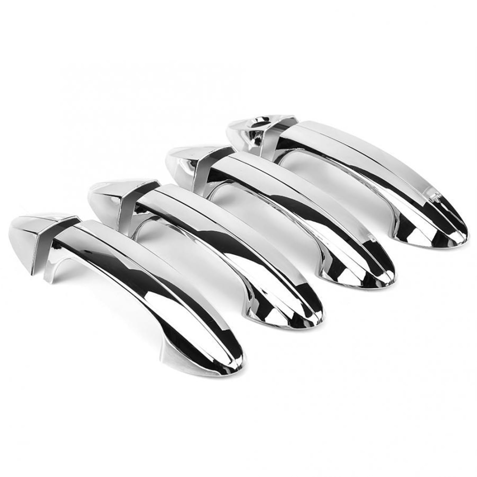 Zapyvet One Colour For Ford, For Fiesta, 2009 2010 2011 2012 Auto Accessories 8 Pcs Car Chromium Electroplating Door Handle Cover Trim Door Handle Trim Cover