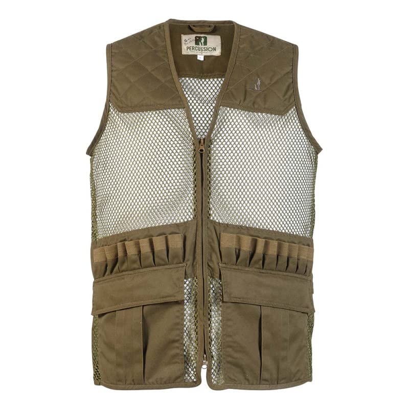 PERCUSSION GILET FILET SAVANE