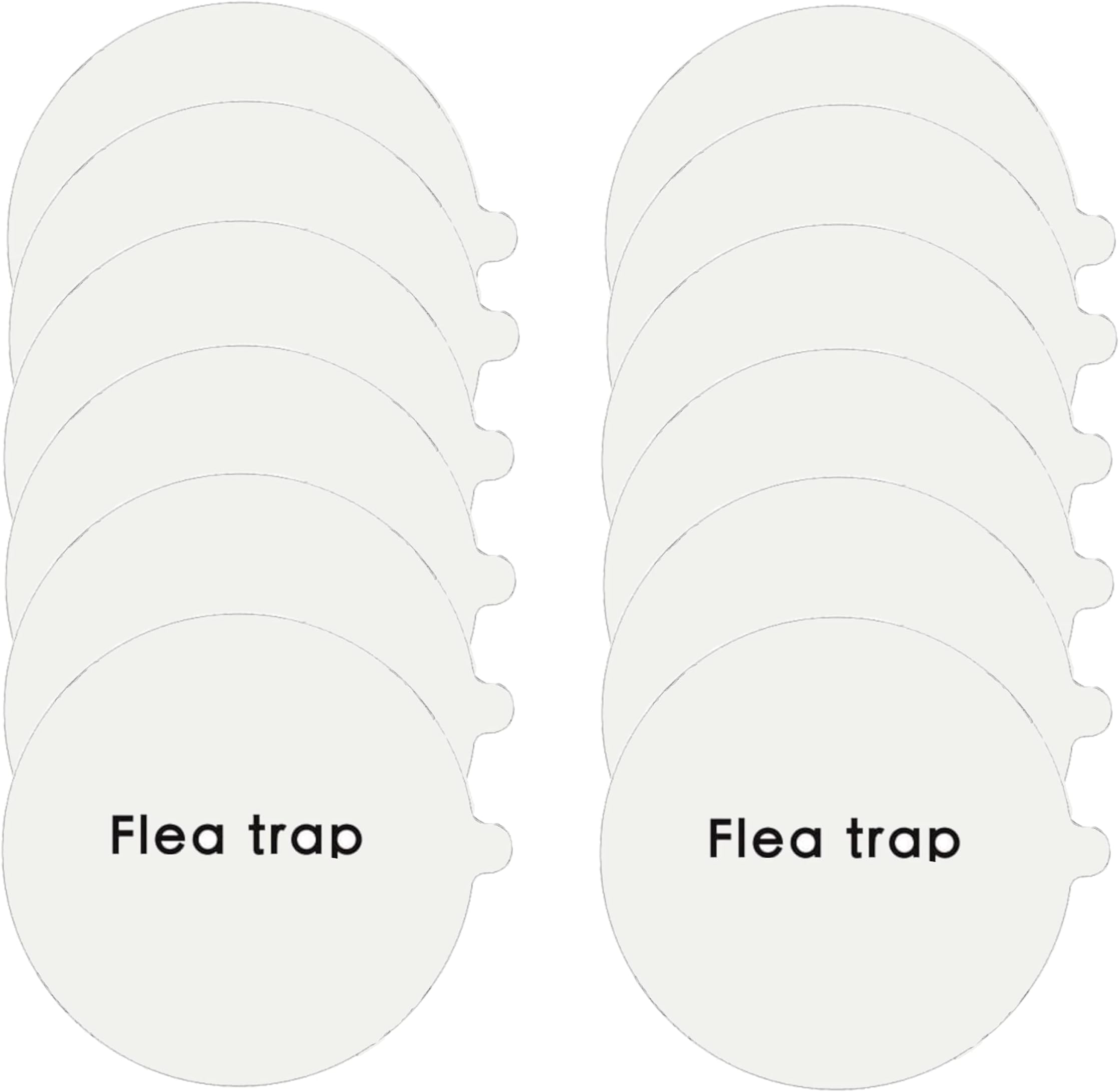 Ven-Trap 12 Pack - Flea Trap Refill Disc – Fits Victor, bugMD and Other Flea Dome Traps - Replacement Sticky Glue Pads – Bugs, Fleas, Flies, Mosquitos, Eco-Friendly